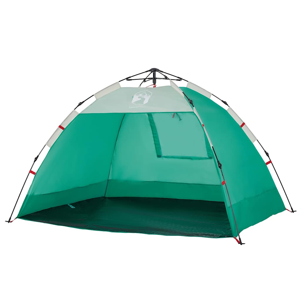 vidaXL Beach Tent 2-Person Sea Green Quick Release Waterproof - 36502