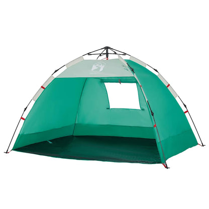 vidaXL Beach Tent 2-Person Sea Green Quick Release Waterproof - 36502