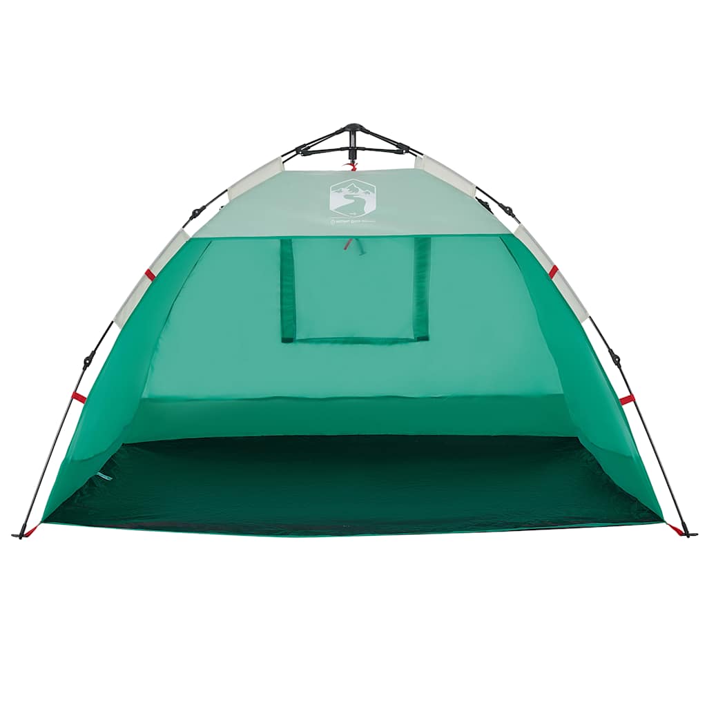 vidaXL Beach Tent 2-Person Sea Green Quick Release Waterproof - 36502