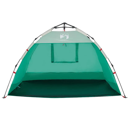 vidaXL Beach Tent 2-Person Sea Green Quick Release Waterproof - 36502