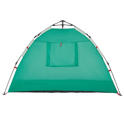 vidaXL Beach Tent 2-Person Sea Green Quick Release Waterproof - 36502