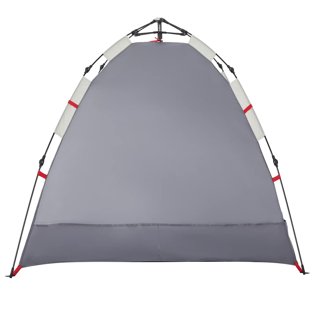 vidaXL Beach Tent 2-Person Grey Quick Release Waterproof - 36507