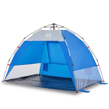 vidaXL Beach Tent 2-Person Azure Blue Quick Release Waterproof - 36510
