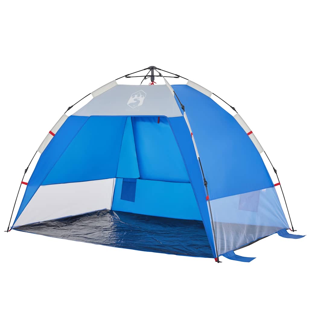 vidaXL Beach Tent 2-Person Azure Blue Quick Release Waterproof - 36510