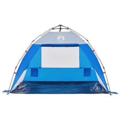vidaXL Beach Tent 2-Person Azure Blue Quick Release Waterproof - 36510