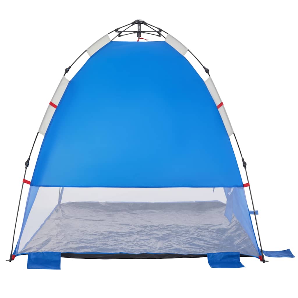 vidaXL Beach Tent 2-Person Azure Blue Quick Release Waterproof - 36510