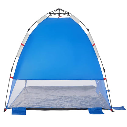 vidaXL Beach Tent 2-Person Azure Blue Quick Release Waterproof - 36510
