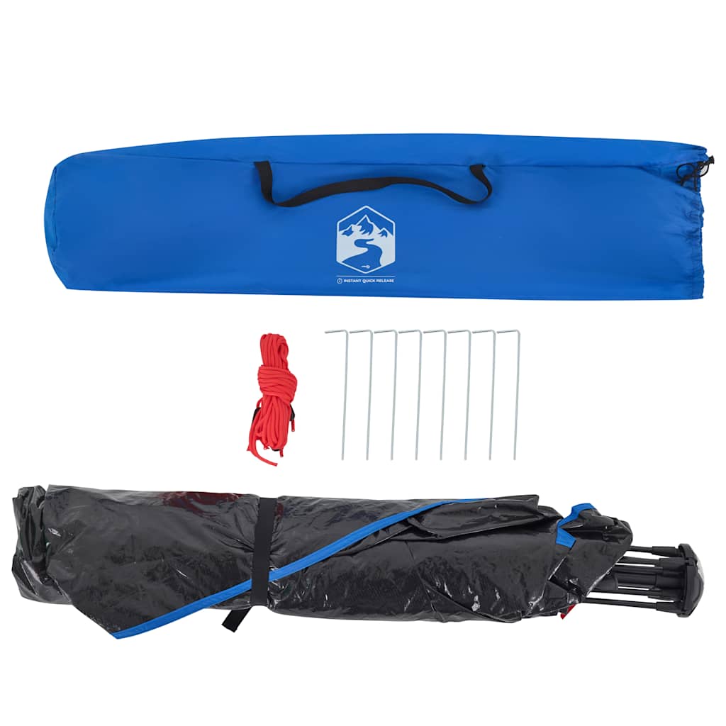 vidaXL Beach Tent 2-Person Azure Blue Quick Release Waterproof - 36510