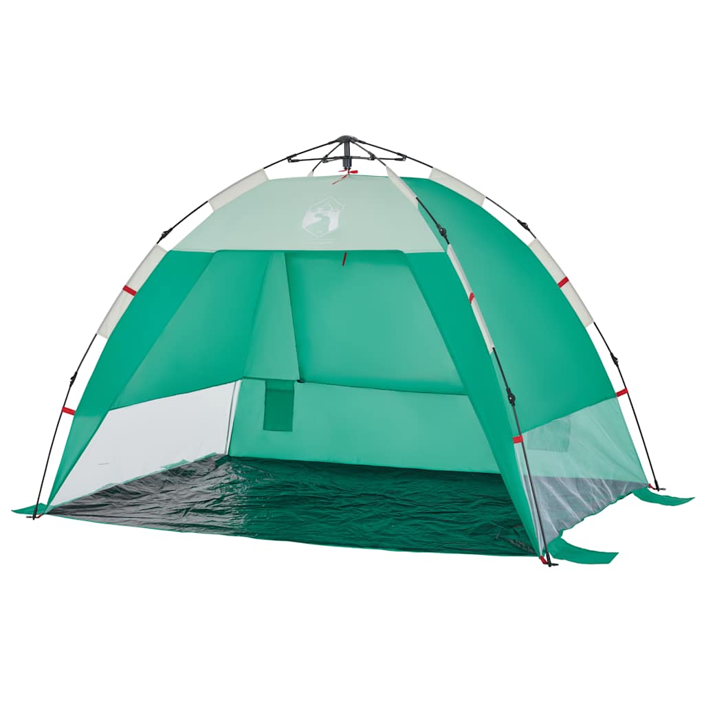 vidaXL Beach Tent 2-Person Sea Green Quick Release Waterproof - 36511