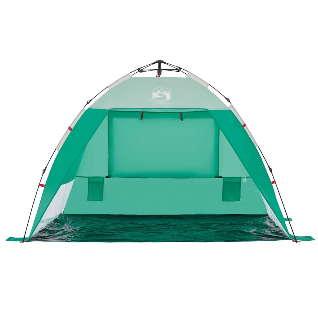 vidaXL Beach Tent 2-Person Sea Green Quick Release Waterproof - 36511