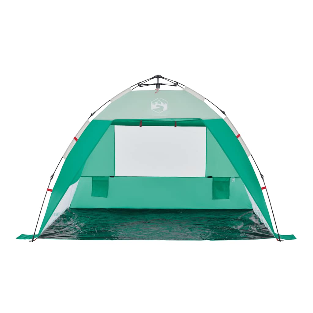 vidaXL Beach Tent 2-Person Sea Green Quick Release Waterproof - 36511