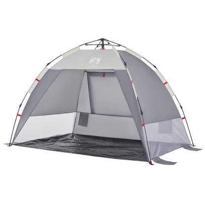 vidaXL Beach Tent 2-Person Grey Quick Release Waterproof - 36513