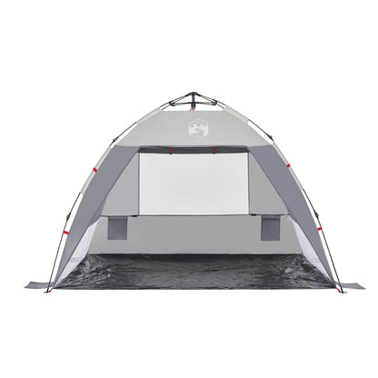 vidaXL Beach Tent 2-Person Grey Quick Release Waterproof - 36513