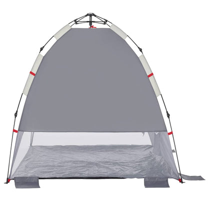 vidaXL Beach Tent 2-Person Grey Quick Release Waterproof - 36513