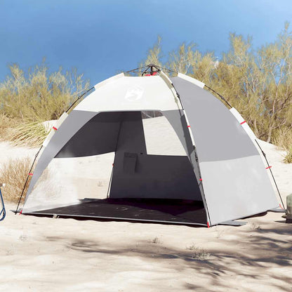 vidaXL Beach Tent 2-Person Grey Quick Release Waterproof - 36513