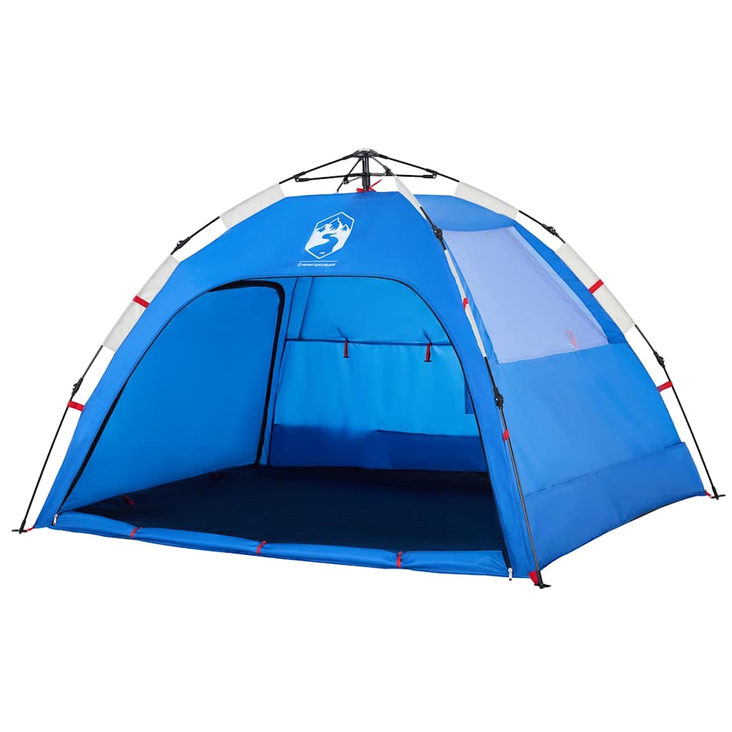 vidaXL Beach Tent 2-Person Azure Blue Quick Release Waterproof - 36516