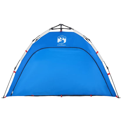vidaXL Beach Tent 2-Person Azure Blue Quick Release Waterproof - 36516