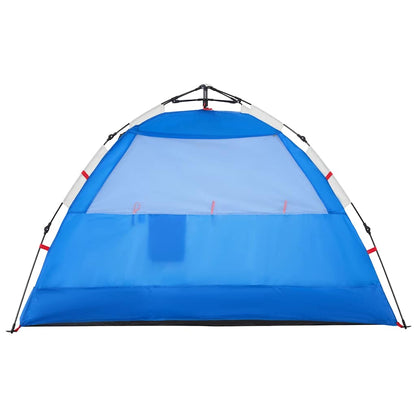 vidaXL Beach Tent 2-Person Azure Blue Quick Release Waterproof - 36516