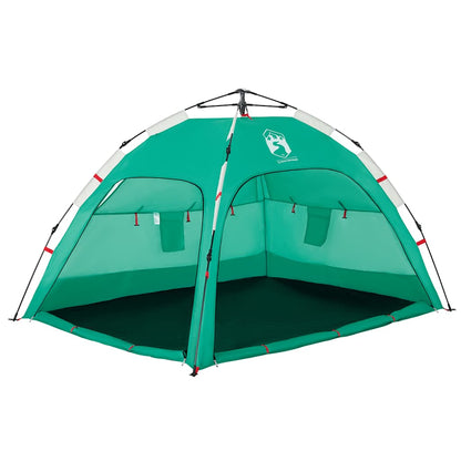 vidaXL Beach Tent 2-Person Sea Green Quick Release Waterproof - 36529