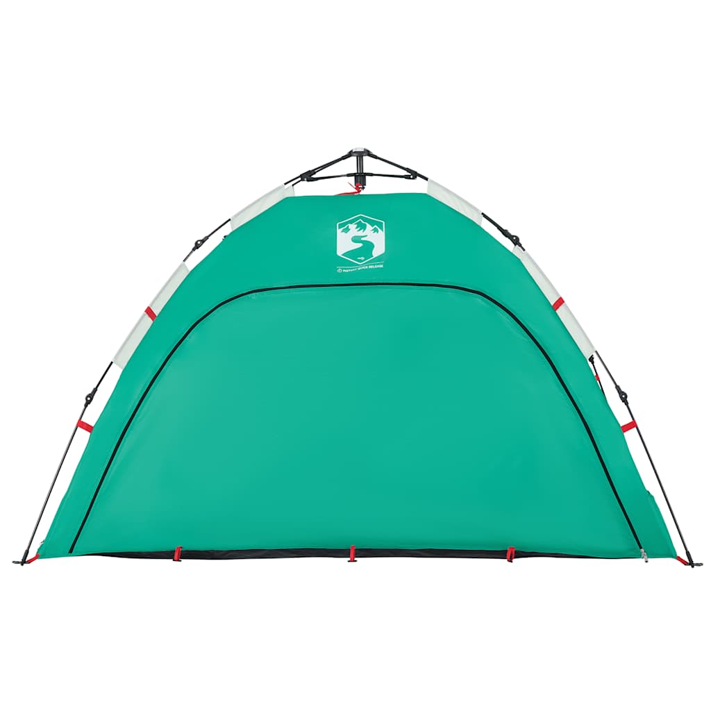 vidaXL Beach Tent 2-Person Sea Green Quick Release Waterproof - 36529