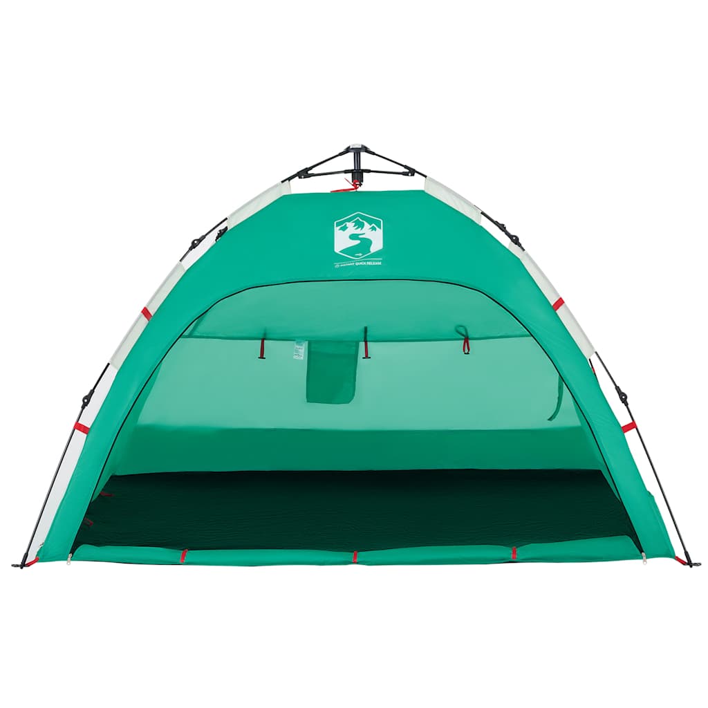 vidaXL Beach Tent 2-Person Sea Green Quick Release Waterproof - 36529