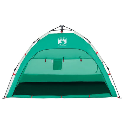 vidaXL Beach Tent 2-Person Sea Green Quick Release Waterproof - 36529