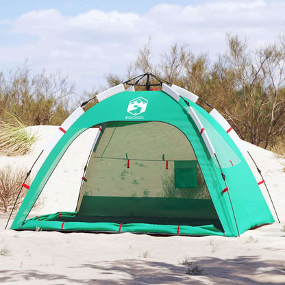 vidaXL Beach Tent 2-Person Sea Green Quick Release Waterproof - 36529