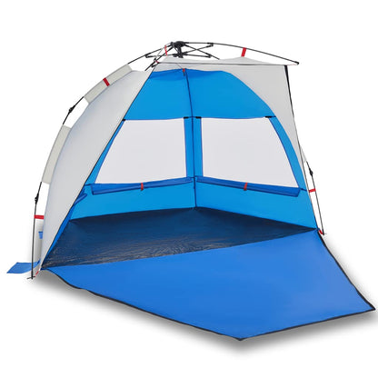 vidaXL Beach Tent 2-Person Azure Blue Quick Release Waterproof - 36549