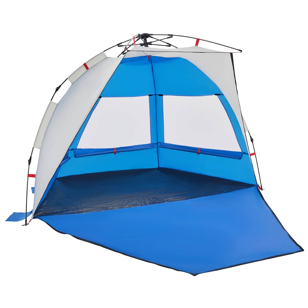 vidaXL Beach Tent 2-Person Azure Blue Quick Release Waterproof - 36549
