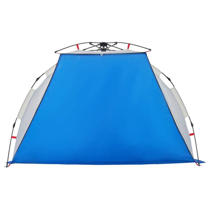 vidaXL Beach Tent 2-Person Azure Blue Quick Release Waterproof - 36549