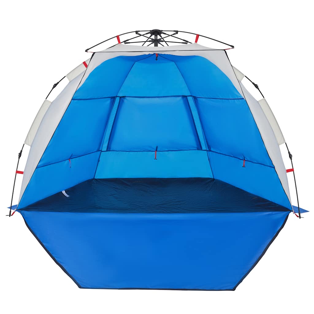 vidaXL Beach Tent 2-Person Azure Blue Quick Release Waterproof - 36549