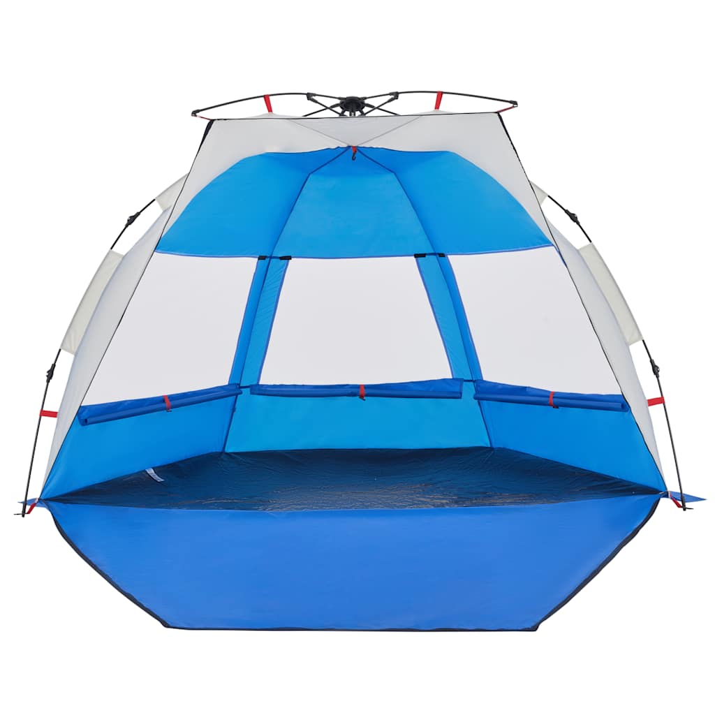 vidaXL Beach Tent 2-Person Azure Blue Quick Release Waterproof - 36549