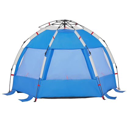 vidaXL Beach Tent 2-Person Azure Blue Quick Release Waterproof - 36549