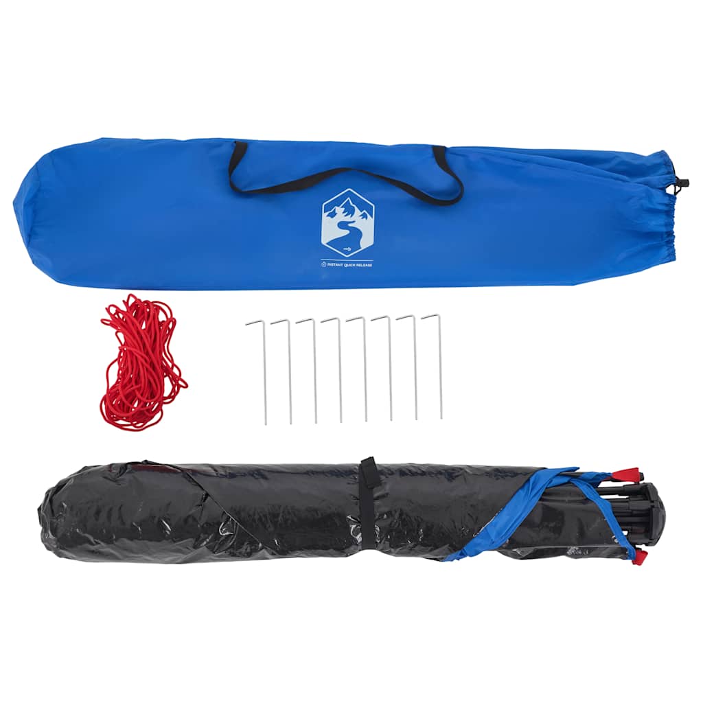vidaXL Beach Tent 2-Person Azure Blue Quick Release Waterproof - 36549