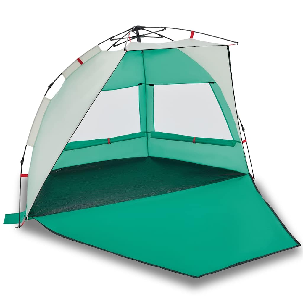 vidaXL Beach Tent 2-Person Sea Green Quick Release Waterproof - 36552