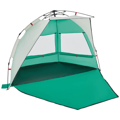 vidaXL Beach Tent 2-Person Sea Green Quick Release Waterproof - 36552
