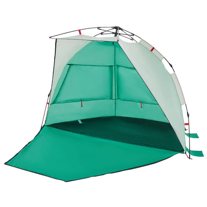 vidaXL Beach Tent 2-Person Sea Green Quick Release Waterproof - 36552