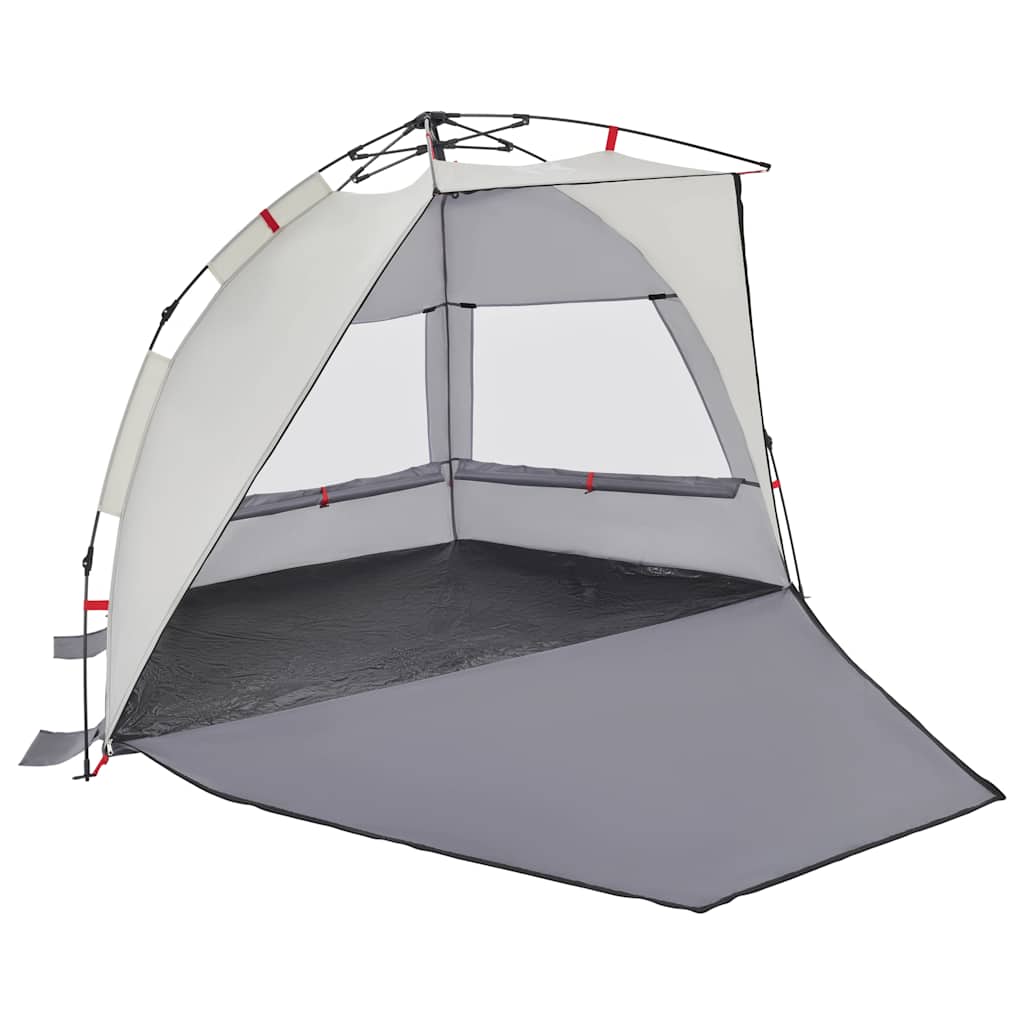 vidaXL Beach Tent 2-Person Grey Quick Release Waterproof - 36555