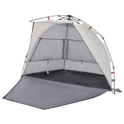 vidaXL Beach Tent 2-Person Grey Quick Release Waterproof - 36555