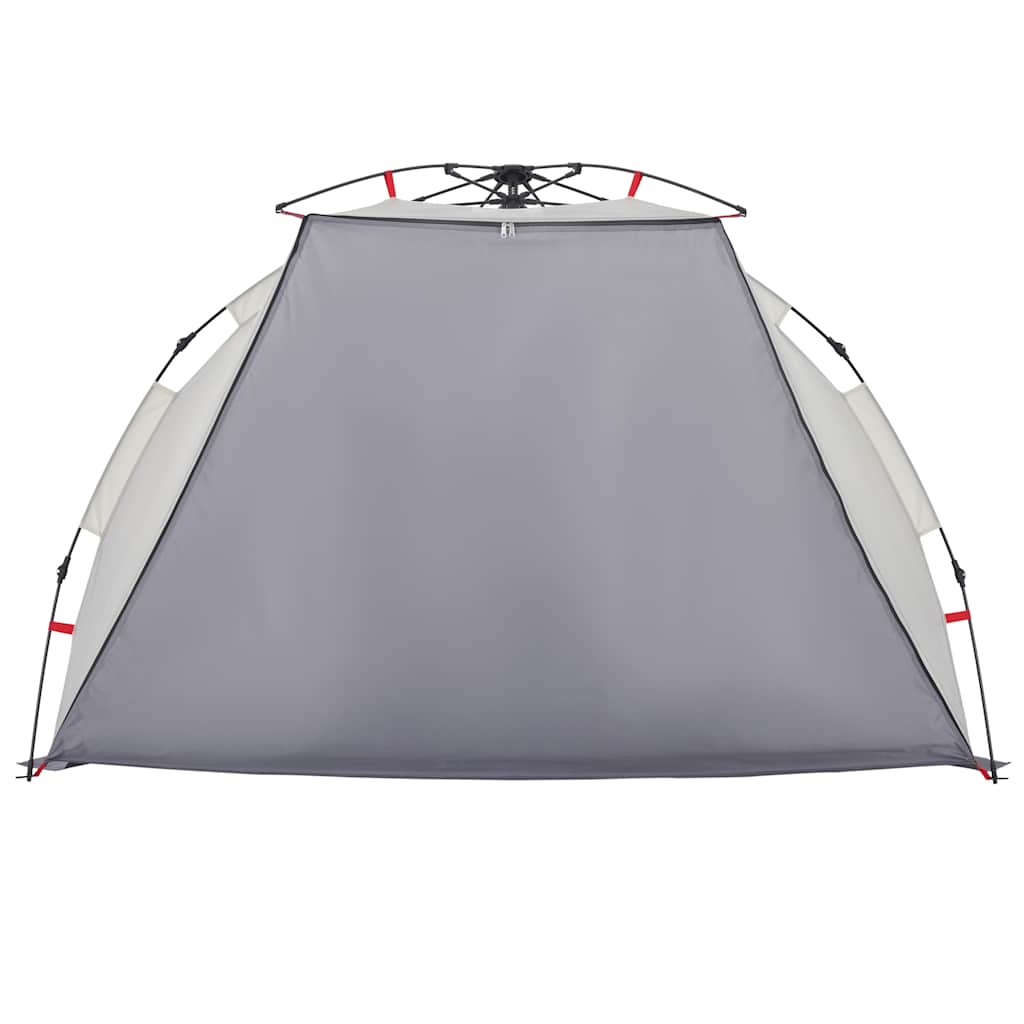 vidaXL Beach Tent 2-Person Grey Quick Release Waterproof - 36555