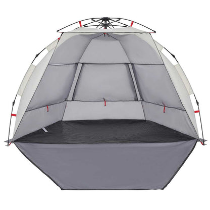 vidaXL Beach Tent 2-Person Grey Quick Release Waterproof - 36555