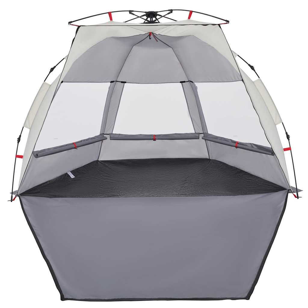 vidaXL Beach Tent 2-Person Grey Quick Release Waterproof - 36555