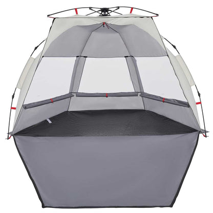 vidaXL Beach Tent 2-Person Grey Quick Release Waterproof - 36555