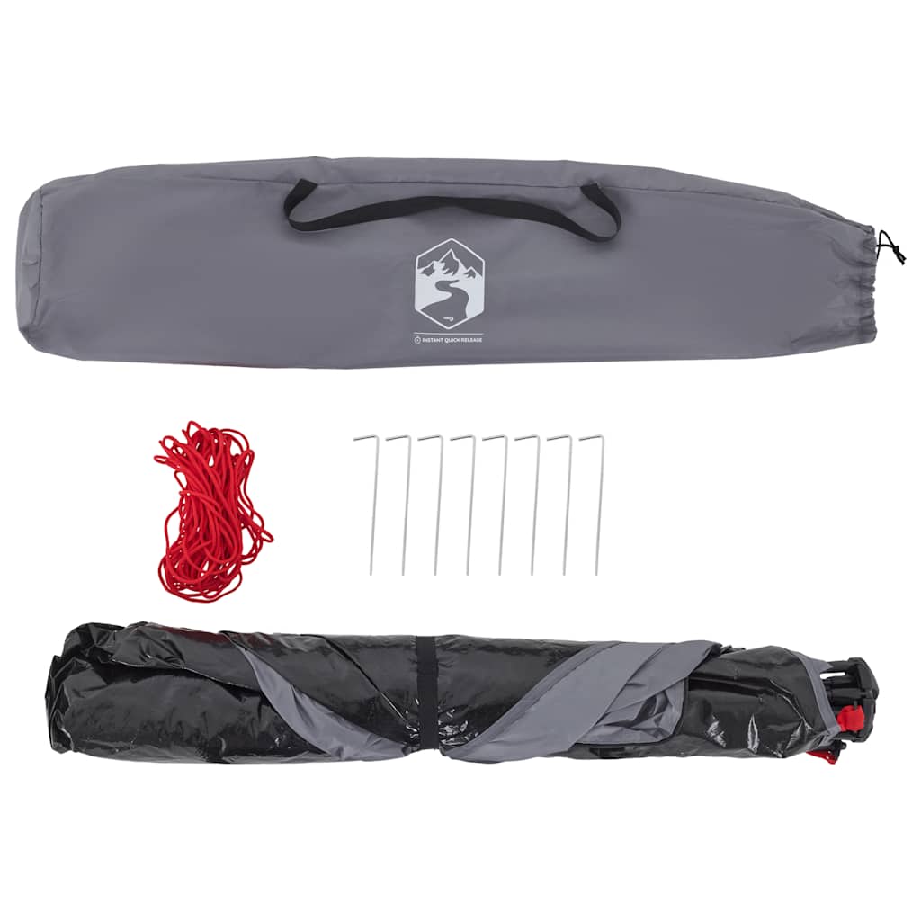 vidaXL Beach Tent 2-Person Grey Quick Release Waterproof - 36555