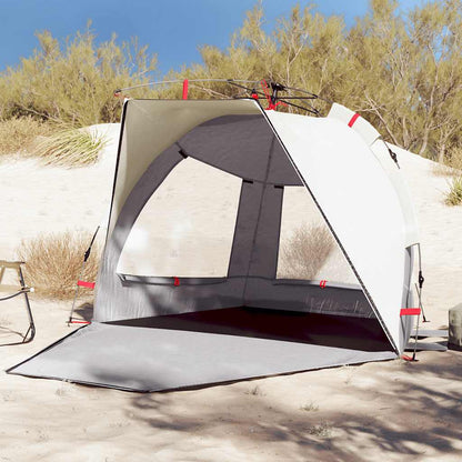 vidaXL Beach Tent 2-Person Grey Quick Release Waterproof - 36555