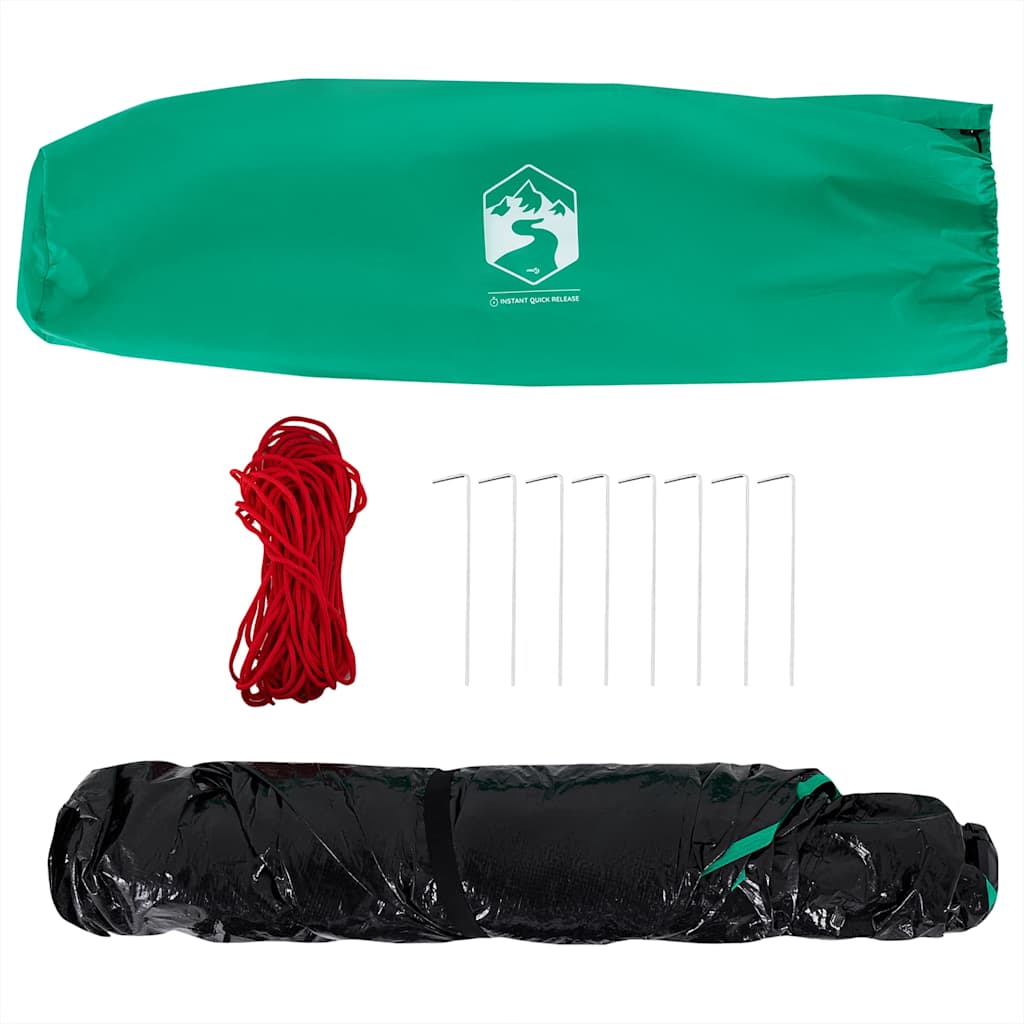 vidaXL Beach Tent 3-Person Sea Green Quick Release Waterproof - 36576