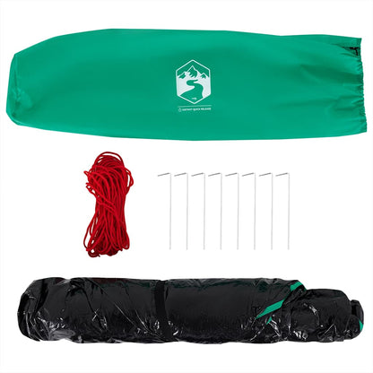 vidaXL Beach Tent 3-Person Sea Green Quick Release Waterproof - 36576