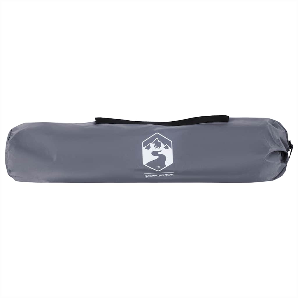 vidaXL Beach Tent 3-Person Grey Quick Release Waterproof - 36577