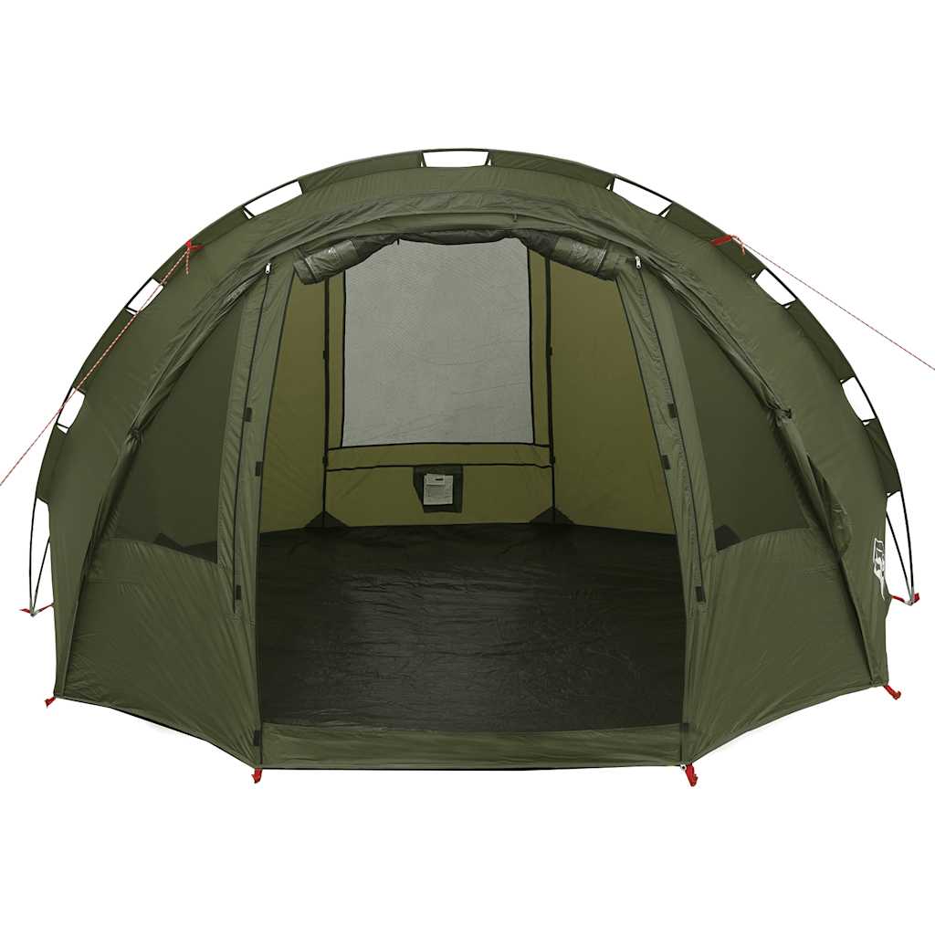 vidaXL Fishing Tent 2-Person Olive Green Waterproof