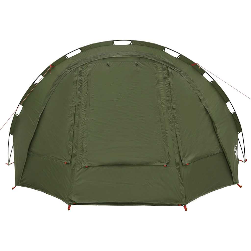 vidaXL Fishing Tent 2-Person Olive Green Waterproof